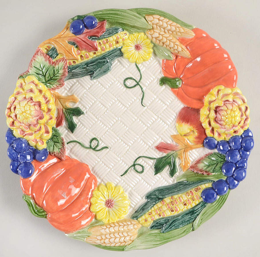 Golden Harvest Canape Tray by Fitz & Floyd-1