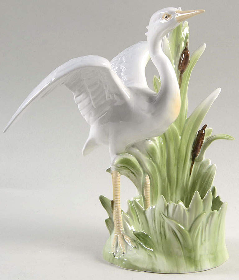 Heron 8" Tall Candlestick by Fitz & Floyd-1