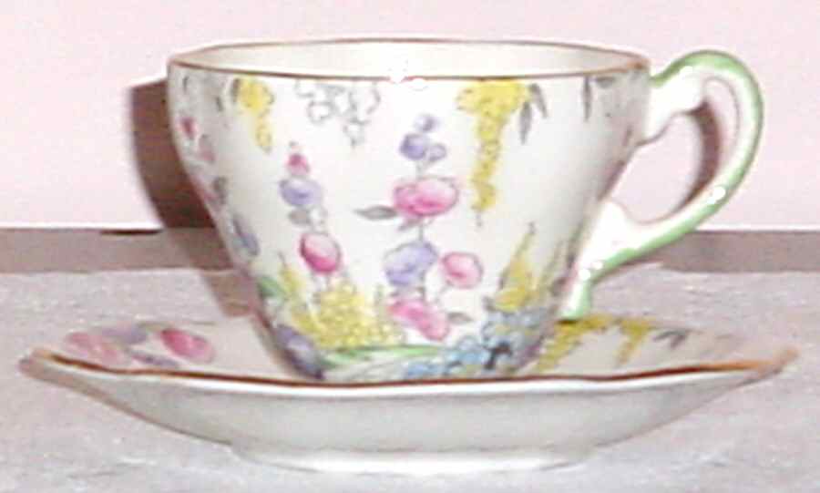V2499 Footed Demitasse Cup & Saucer Set by Foley-1