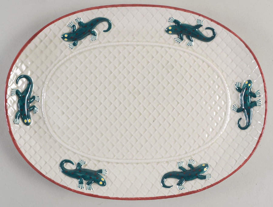 FIT75 12" Oval Serving Platter by Fitz & Floyd-1