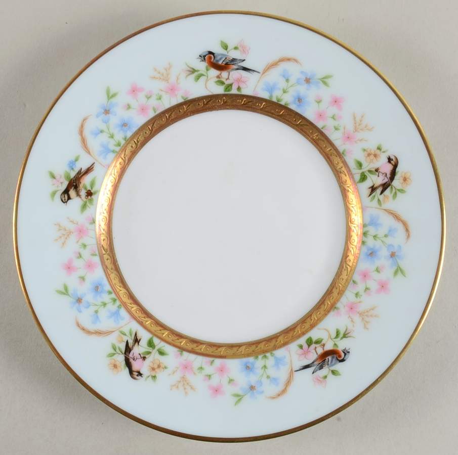 Audubon Limoges Bread & Butter Plate by Faberge-1