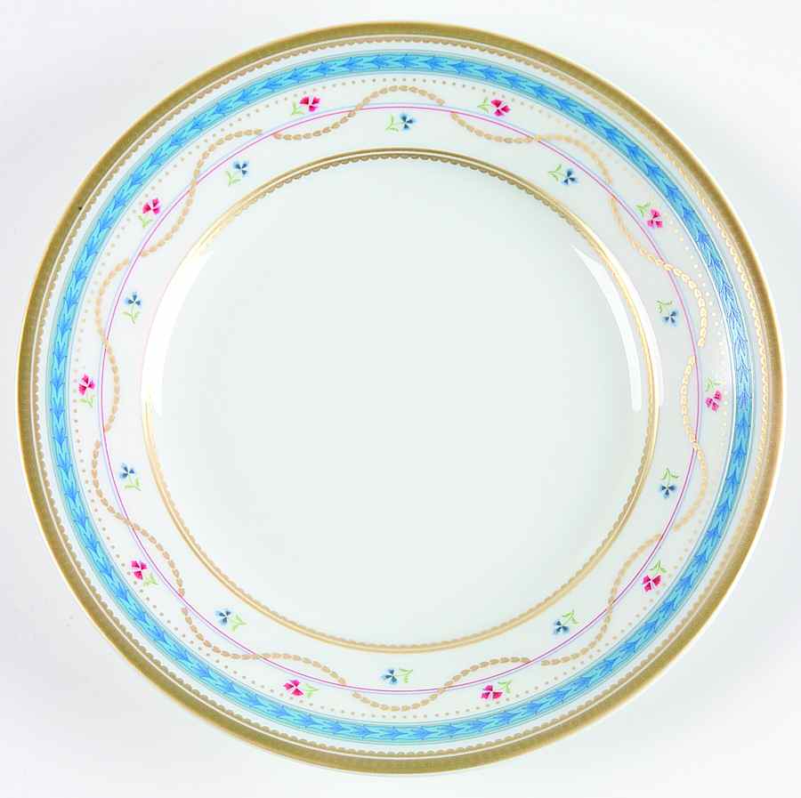 Luxembourg Blue Bread & Butter Plate by Faberge-1