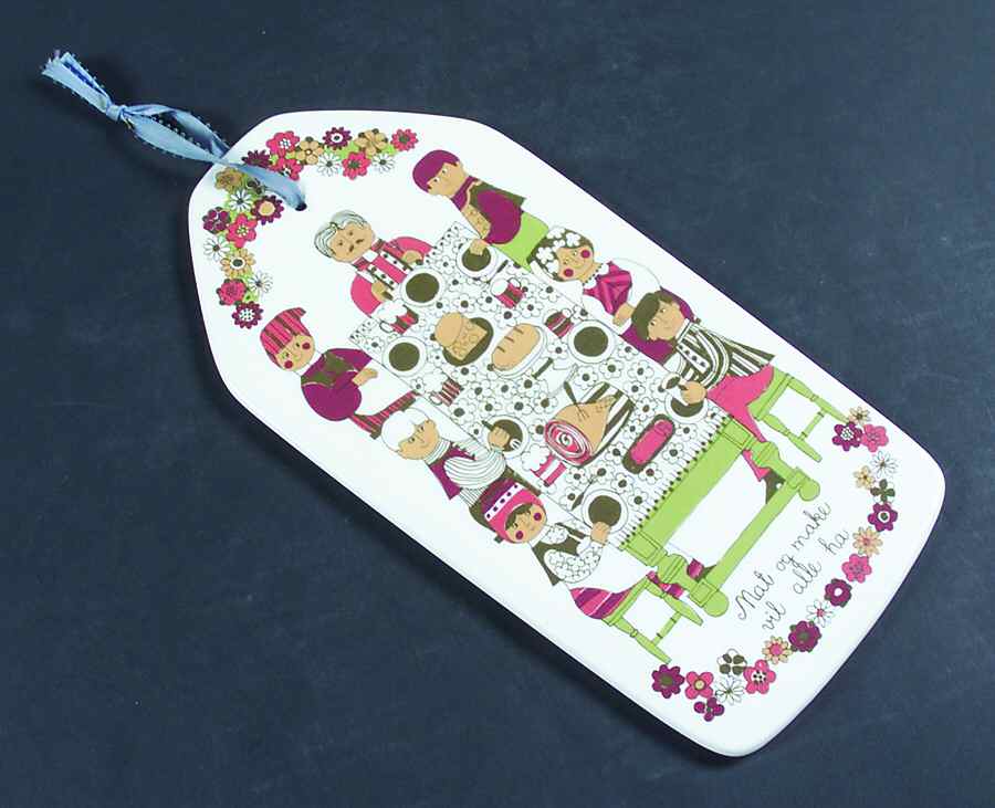 Folklore Cheese and Cracker Board by Figgjo (Norway)-1