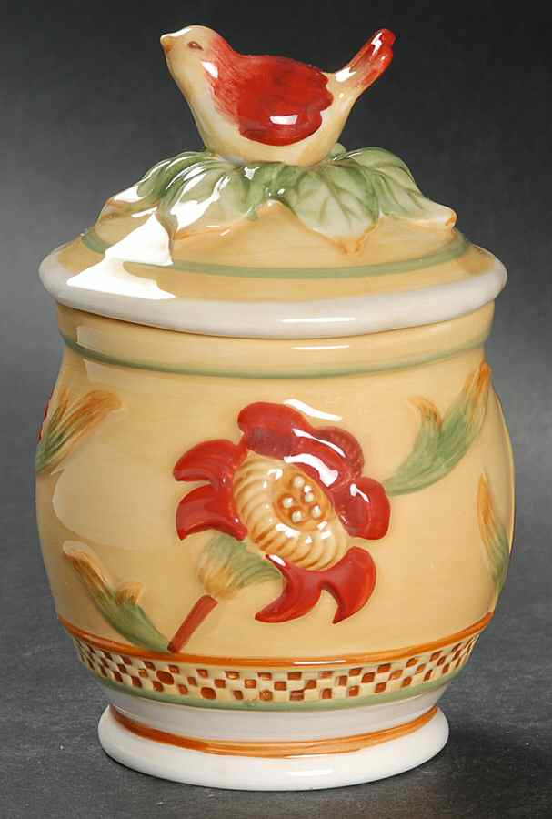 Bellacara Condiment Jar & Lid by Fitz & Floyd-1