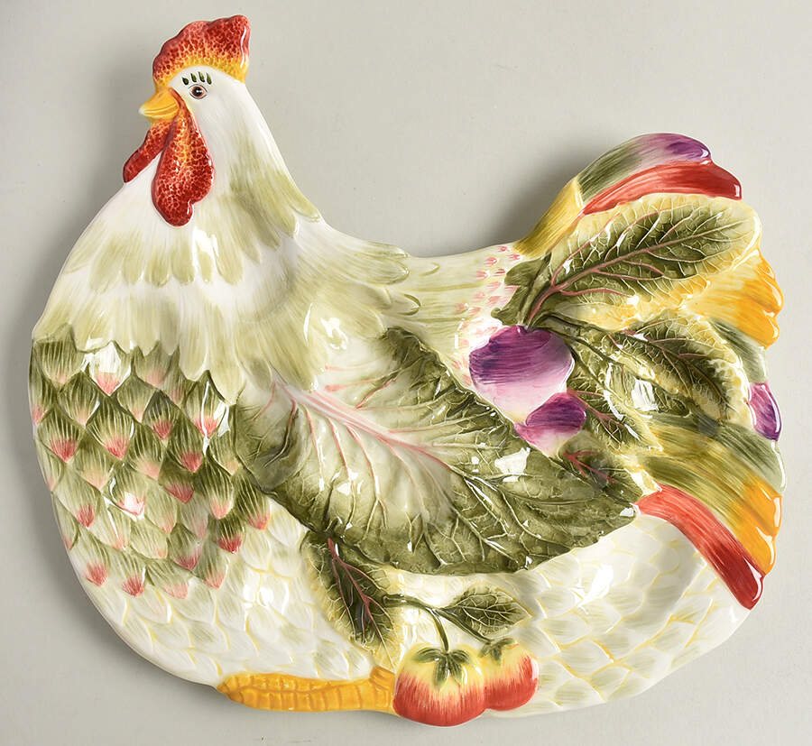 Vista Bella Figural Deviled Egg Plate by Fitz & Floyd-1