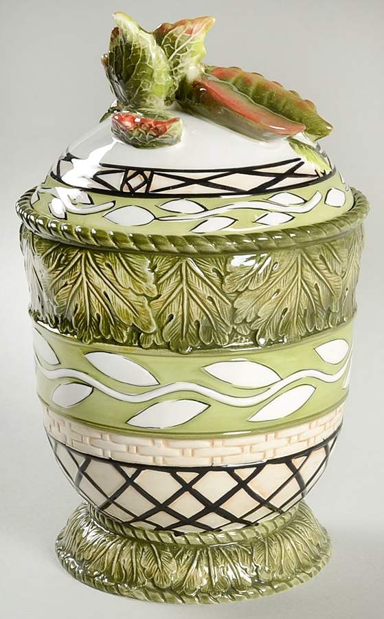 Vista Bella Small Canister & Lid by Fitz & Floyd-1