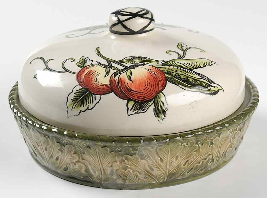 Vista Bella Round Covered Baker by Fitz & Floyd-1