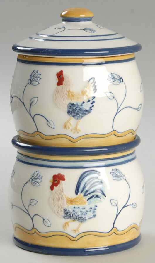 Mirabelle (3 Piece) Stacking Canister Set by Fitz & Floyd-1