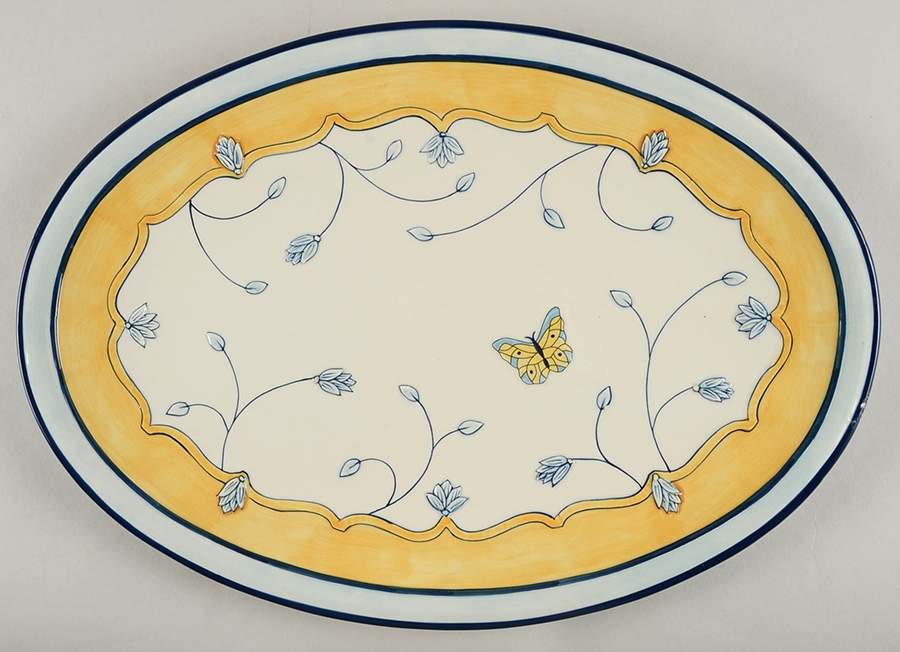 Mirabelle 16" Oval Serving Platter by Fitz & Floyd-1