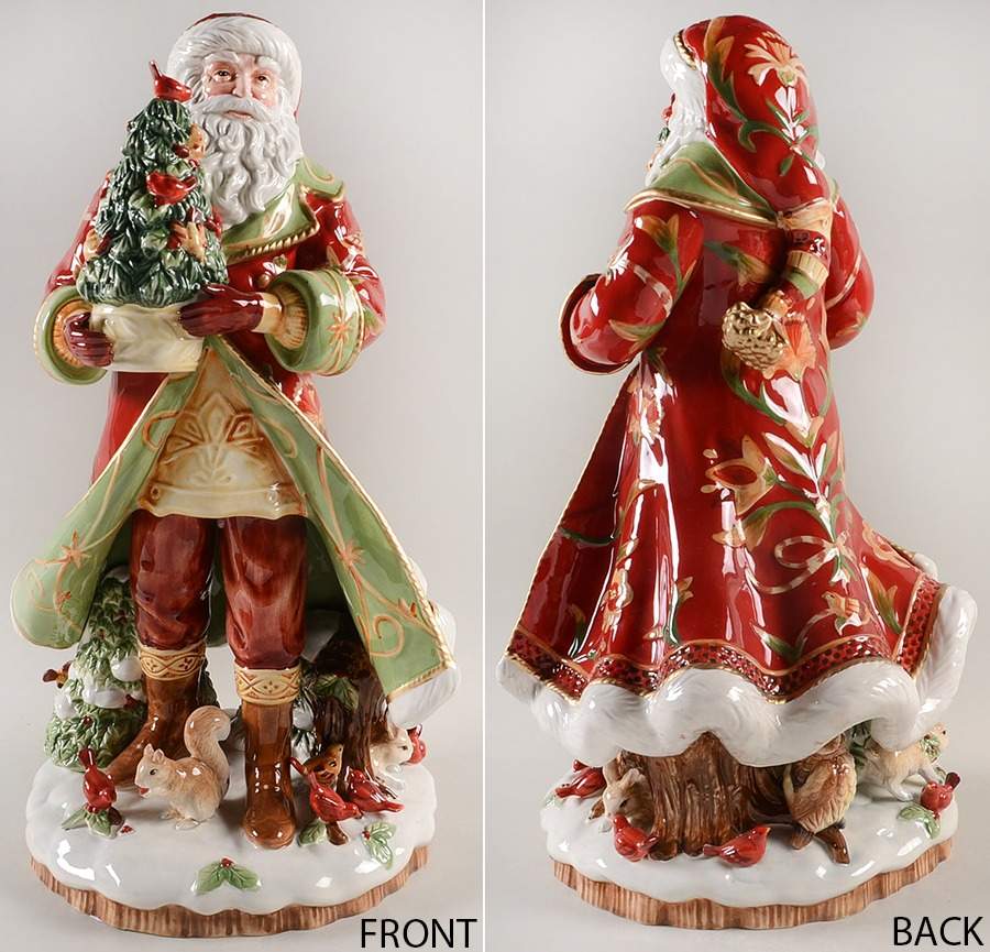 Bellacara Holiday Santa Claus Figurine by Fitz & Floyd-1