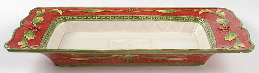 St. Nick 15" Rectangular Tray by Fitz & Floyd-1