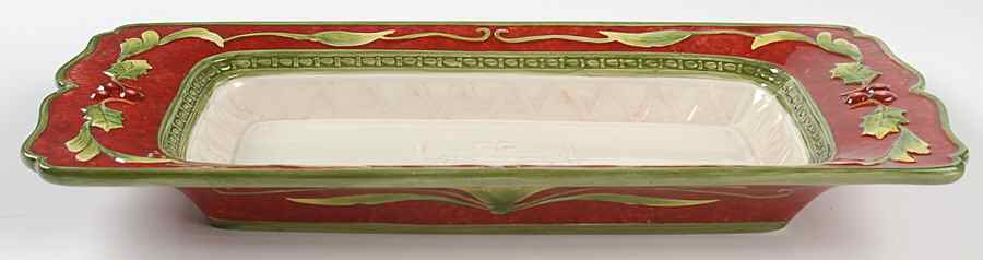 St. Nick 13" Rectangular Tray by Fitz & Floyd-1