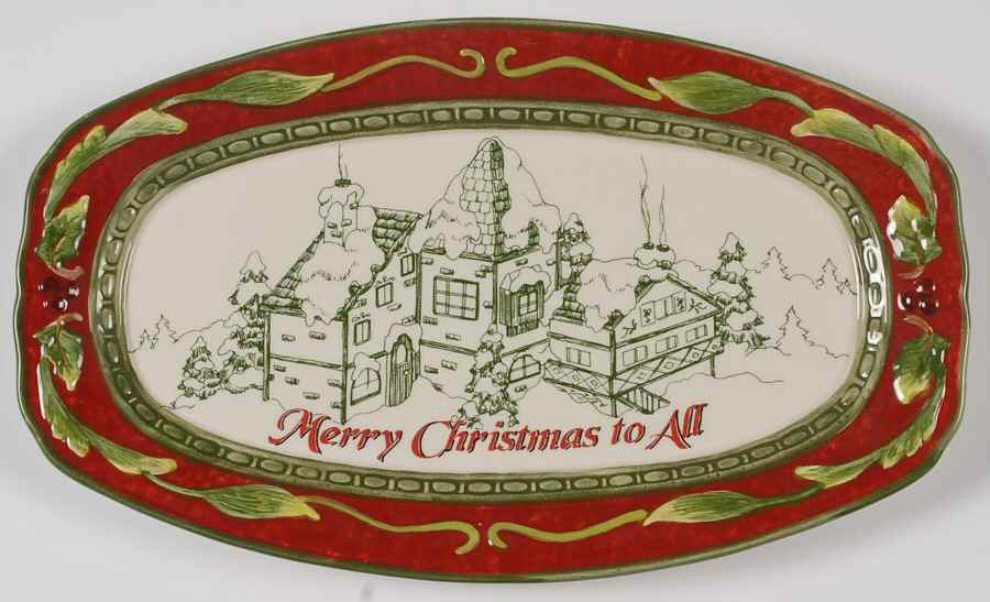 St. Nick Sentiment Tray by Fitz & Floyd-1
