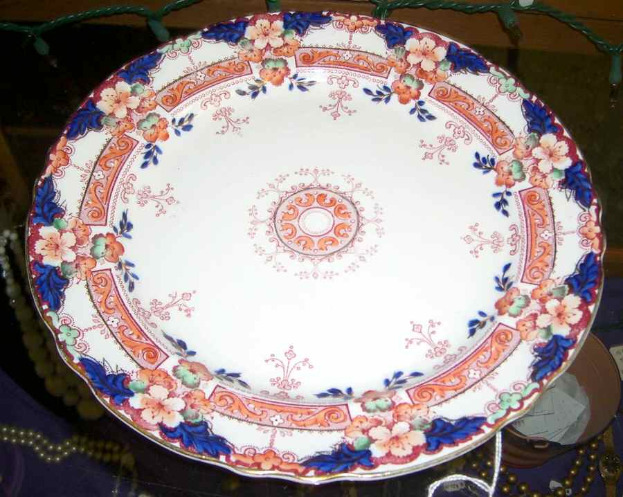 Richmond Rust Blue Dinner Plate by Ford & Sons-1