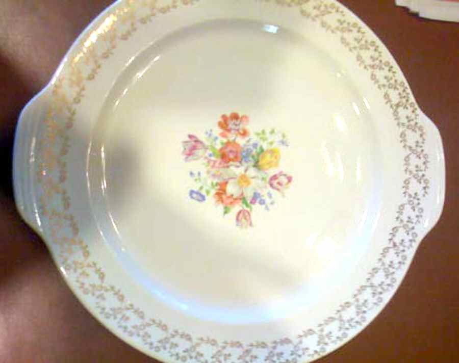FSX146 Handled Cake Plate by French Saxon-1