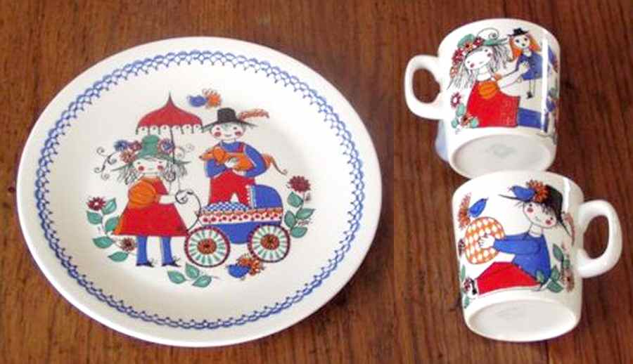 FIG17 Dessert/Pie Plate by Figgjo (Norway)-1