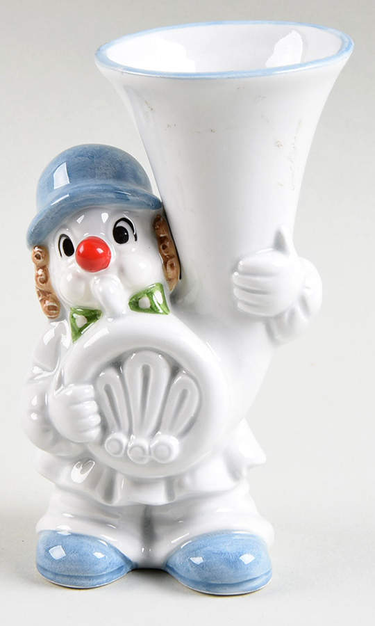 Clowns 4" Bud Vase by Fitz & Floyd-1