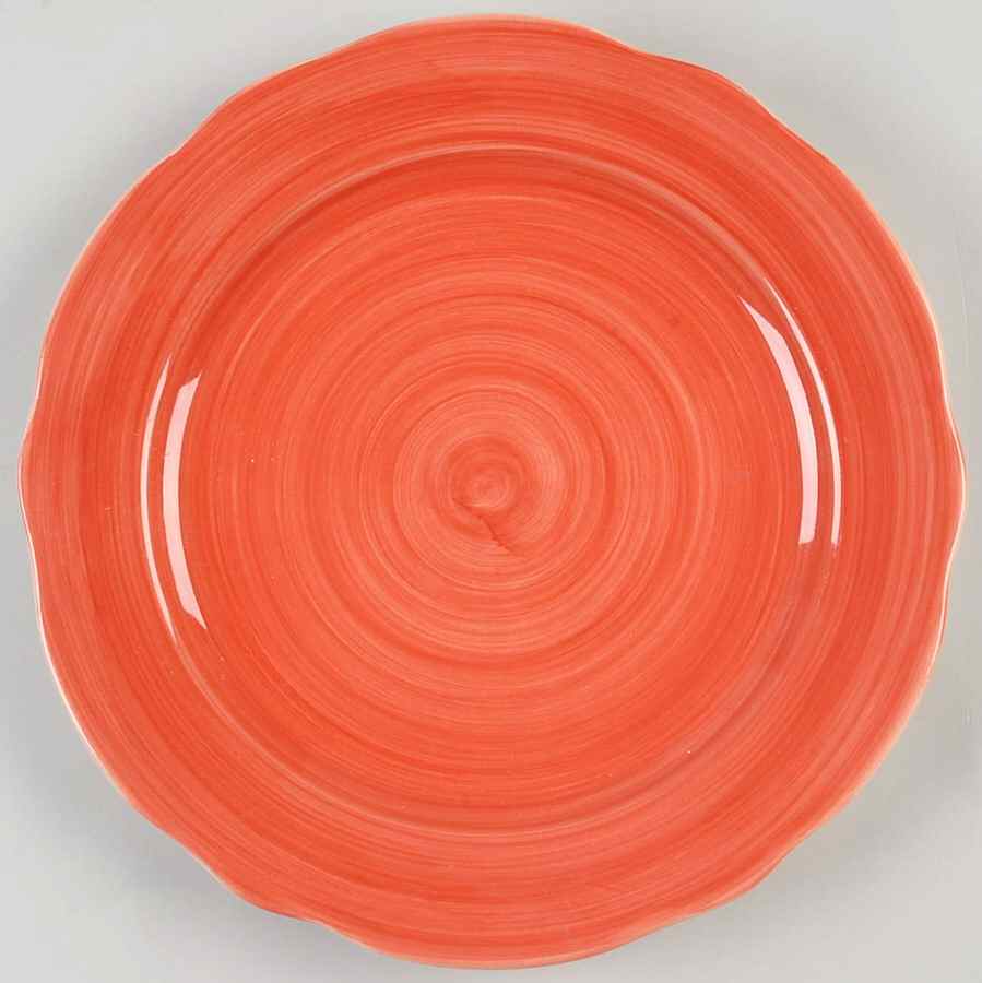 Flora Rust (Red) Service Plate (Charger) by Franciscan-1