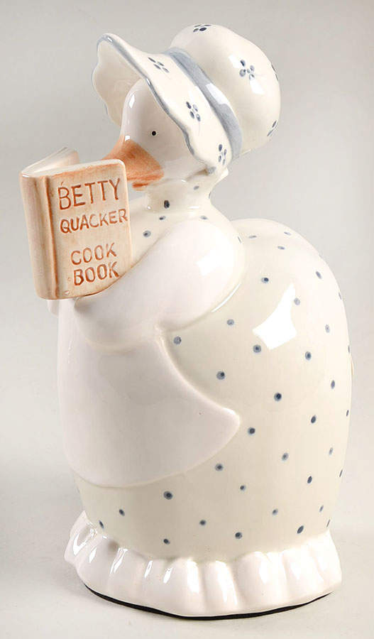 Betty Duck Single China Bookend by Fitz & Floyd-1