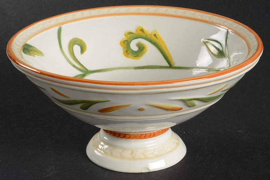 Grand Haven Floral 6" Footed Bowl by Fitz & Floyd-1