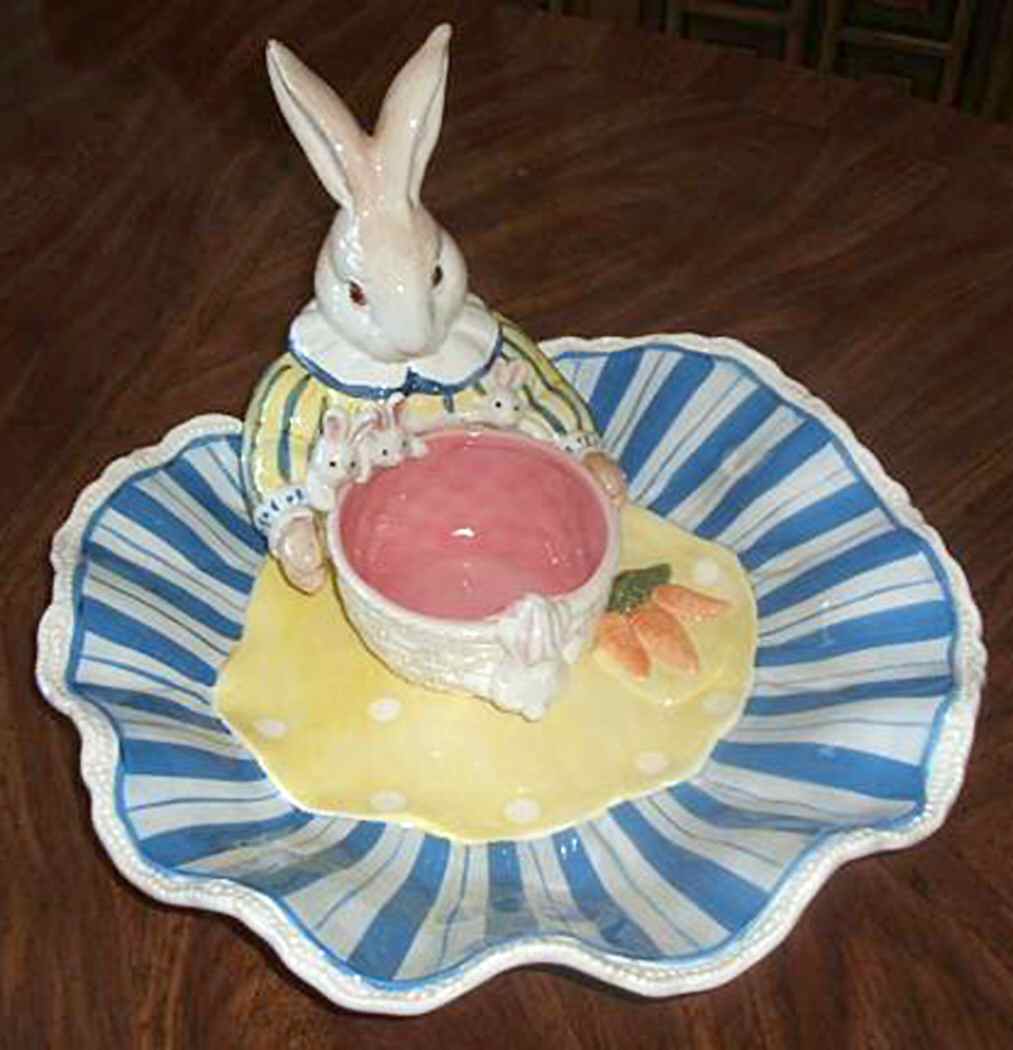 Kitchen Cousins 1 Piece Chip & Dip by Fitz & Floyd-1