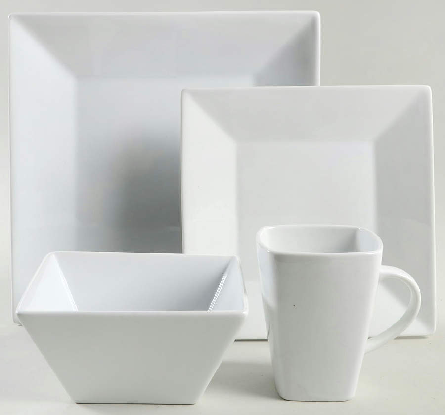 Whipped Cream 4 Piece Place Setting by Food Network-1