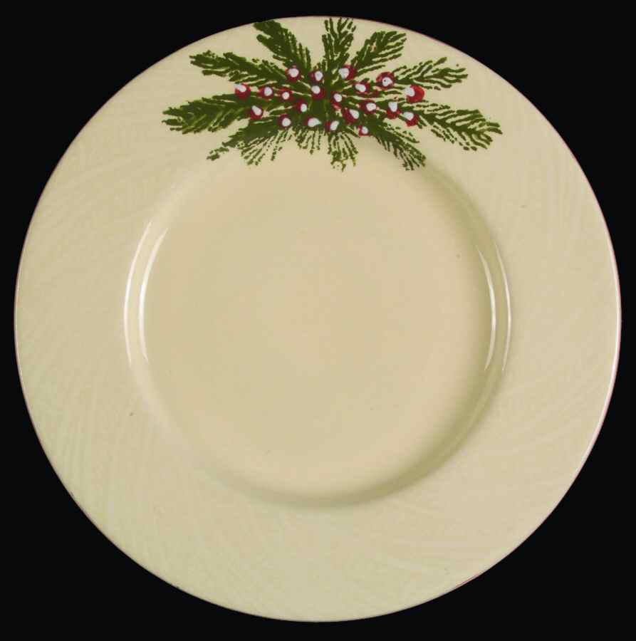 Christmas Pine Salad Plate by Furio-1