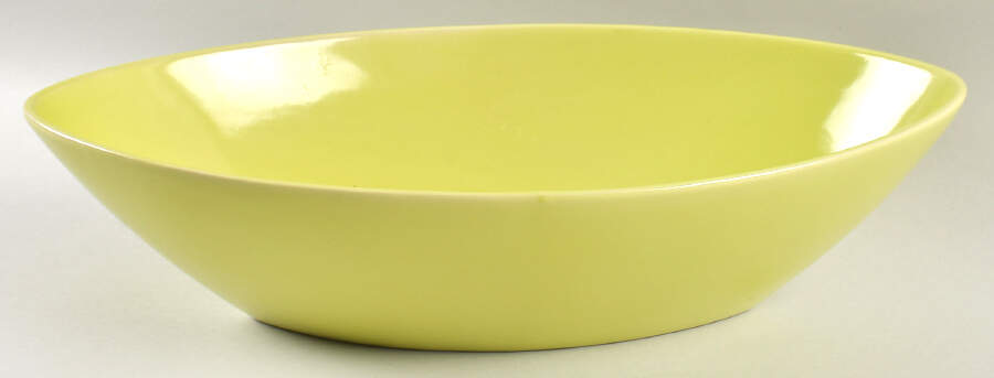 Herb Garden 14" Large Oval Salad Serving Bowl by Food Network-1