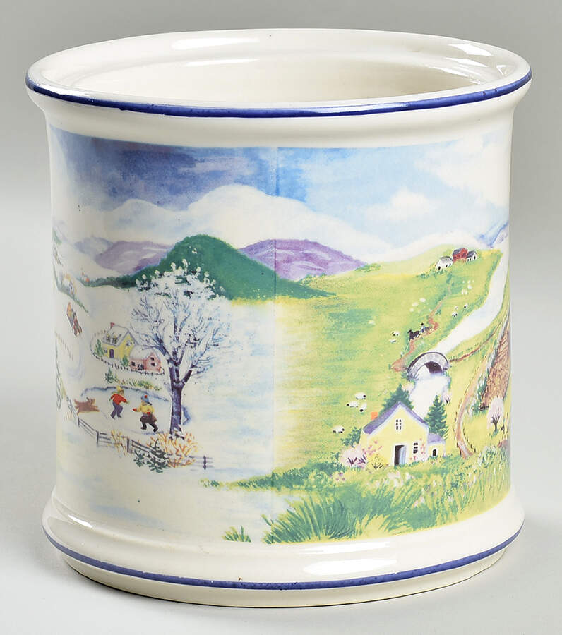 FIT77 Large Canister No Lid by Fitz & Floyd-1