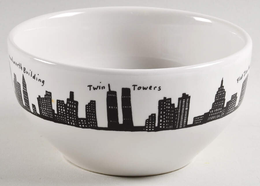 212 New York Skyline Soup/Cereal Bowl by Fishs Eddy-1