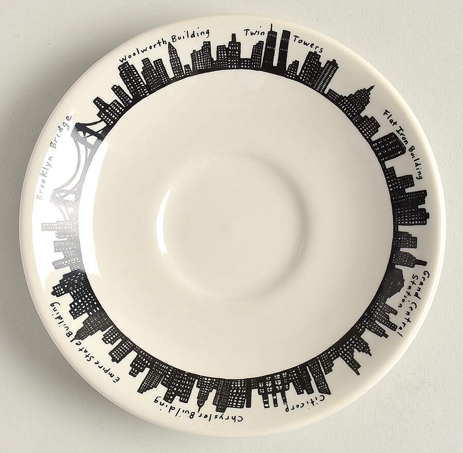 212 New York Skyline Saucer by Fishs Eddy-1
