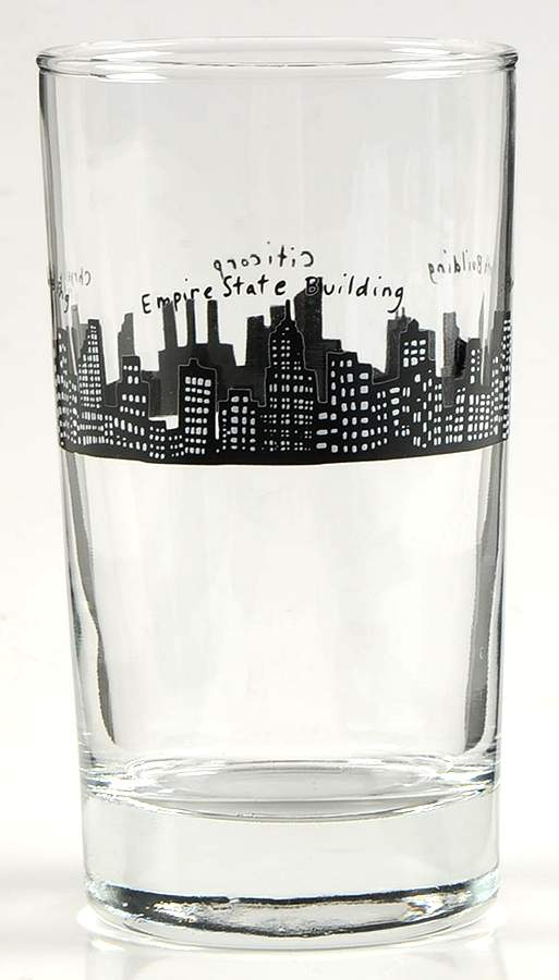 212 New York Skyline 7 Oz Glassware Tumbler by Fishs Eddy-1
