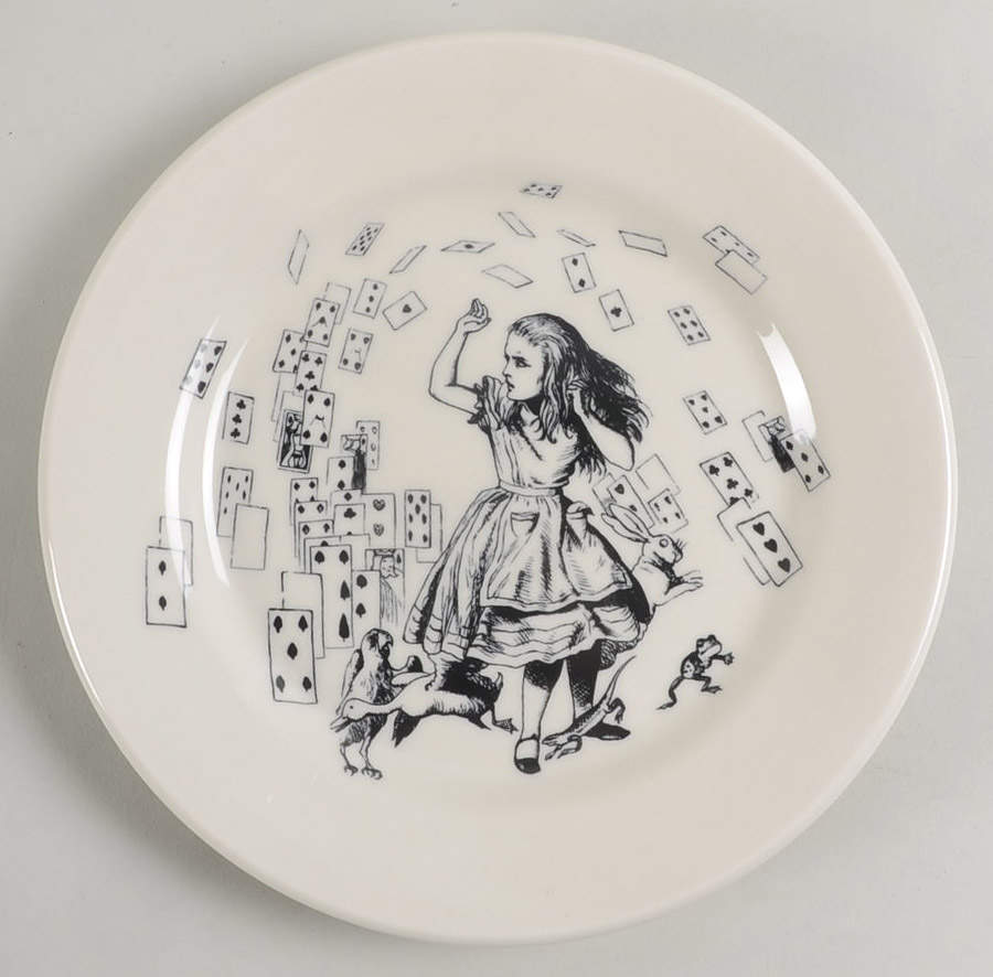 Alice in Wonderland Salad Plate by Fishs Eddy-1
