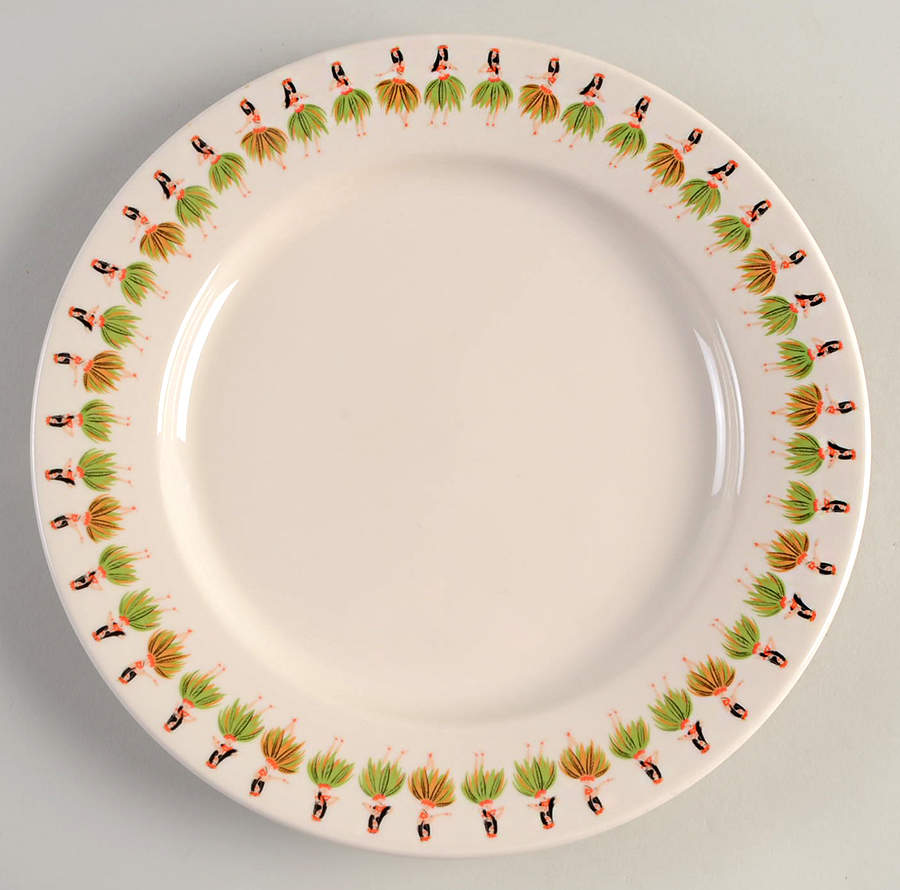 Hula Large Dinner Plate by Fishs Eddy-1