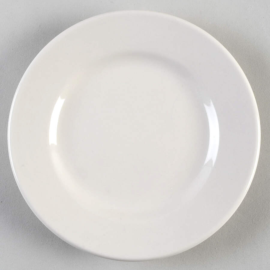 Diner White Bread & Butter Plate by Fishs Eddy-1