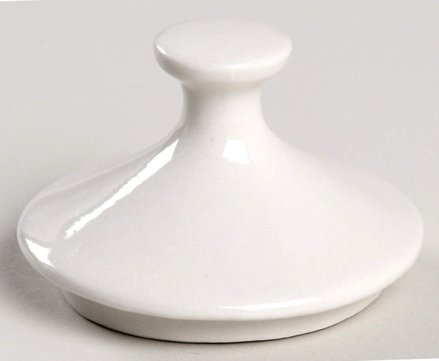 Faience Lid for Sugar Bowl by Farberware-1