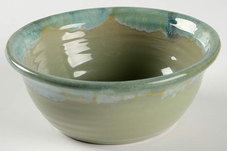 Green Creek Soup/Cereal Bowl by Frankoma-1