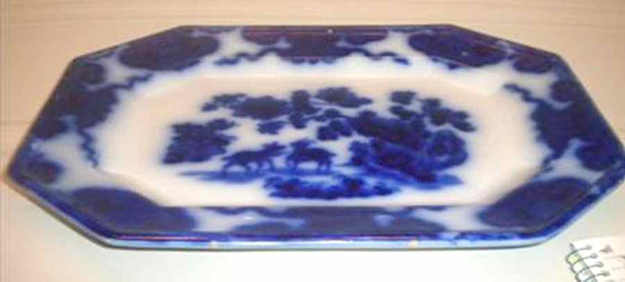 Cashmere(Multisided) 13" Oval Serving Platter by Francis Morley-1