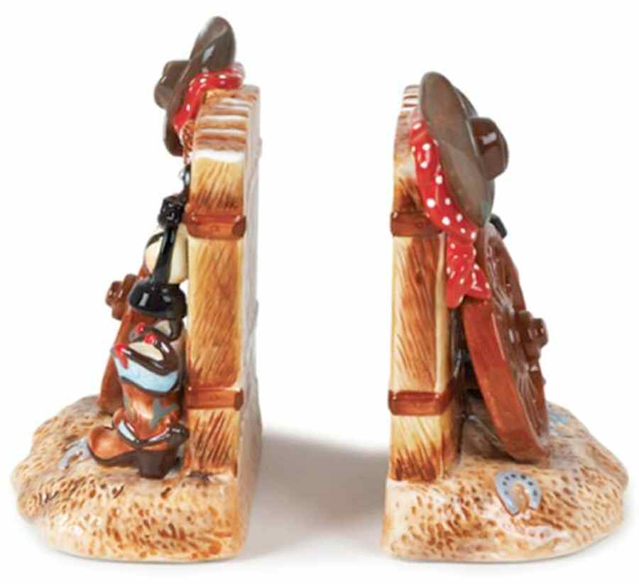 Lantana Figural China Bookend - Set of 2 by Fitz and Floyd-1