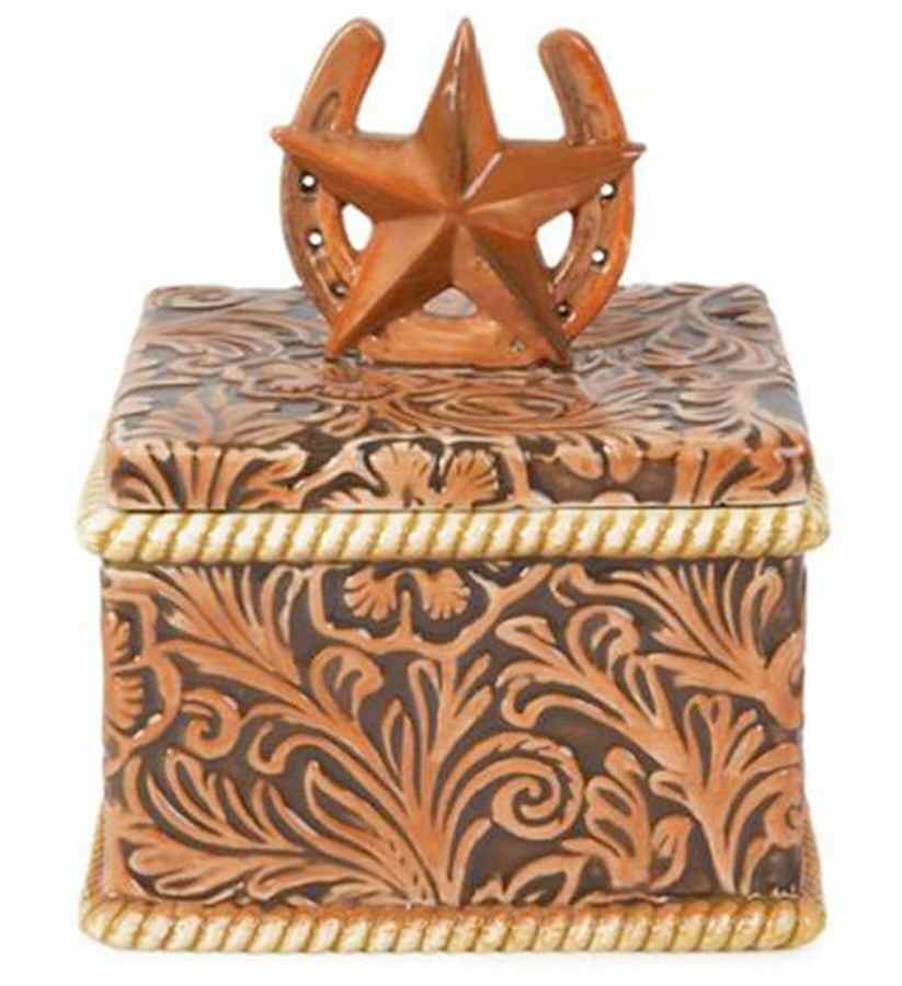 Lantana Square Box with Lid by Fitz and Floyd-1