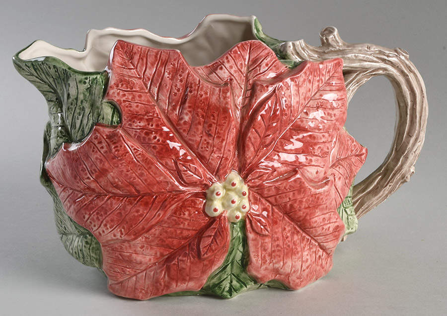 Poinsettia 48 Oz Pitcher by Fitz & Floyd-1