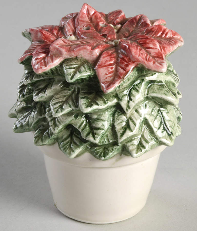 Poinsettia Pepper Shaker by Fitz & Floyd-1