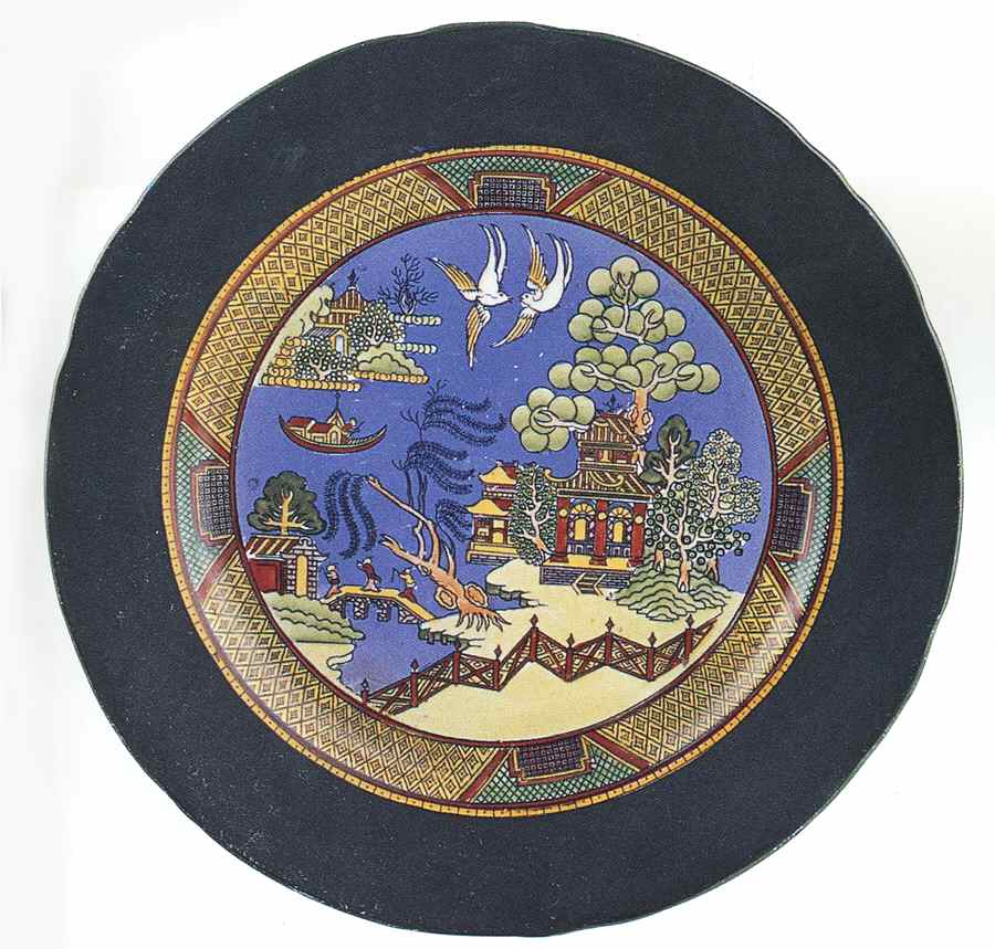 Basaltine Willow Salad Plate by Frank Beardmore-1