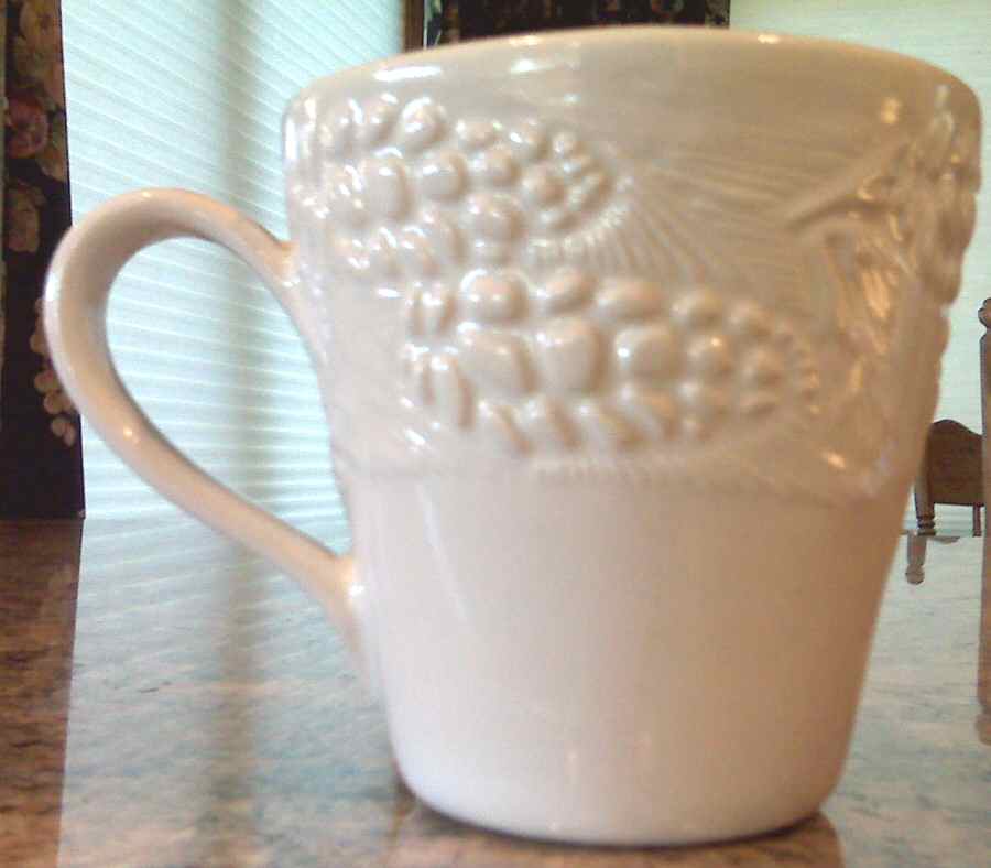 Pinecone Bone Mug by Fioriware-1