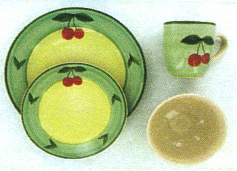 Cherry Delight Dinner Plate by Farberware-1