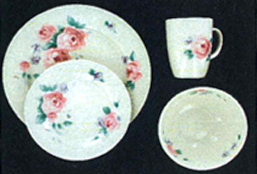Rose Garden Dinner Plate by Farberware-1