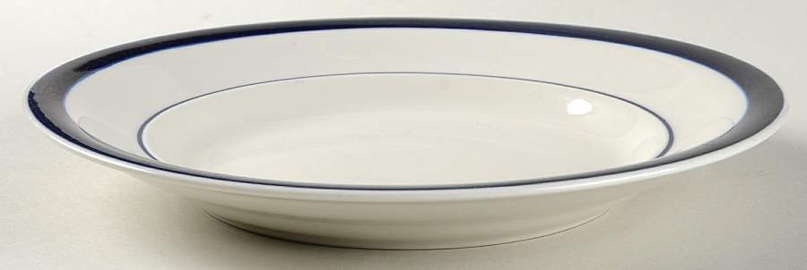Trattoria Blue Large Rim Soup Bowl by Farberware-1