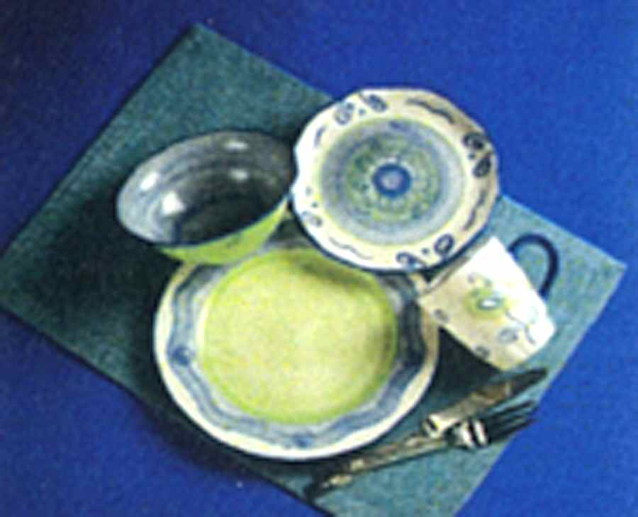 Tuscan Blue Dinner Plate by Farberware-1