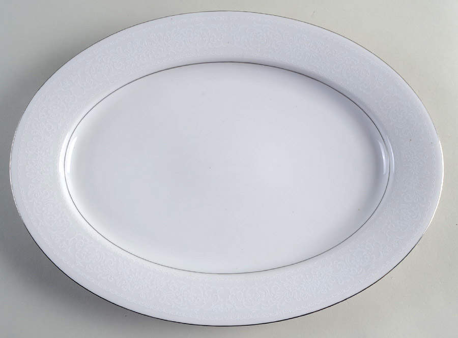 FCC191 14" Oval Serving Platter by Fine China of China-1