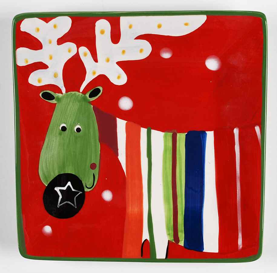 Holiday Bliss Salad Plate by Foreside-1
